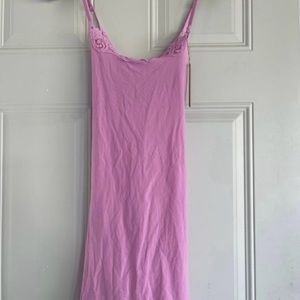 Skims Fits Everybody Lace Slip Petal Dress XXS